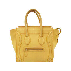 Celine Shopper Tote Luggage Logo Handbag